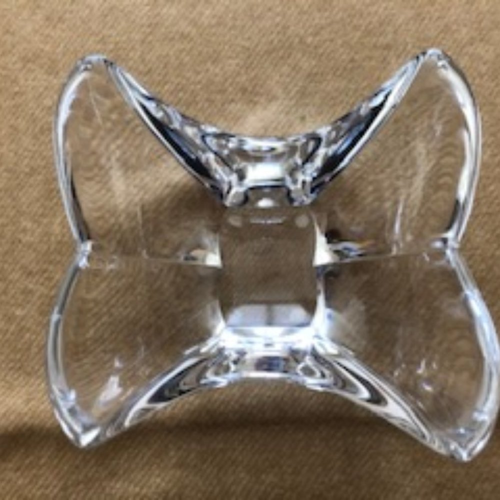 Orrefors Sweden crystal candy dish